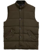 Men's Barbour Powell Puffer Gilet - Dark Sage