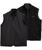 Men's Barbour International Reversible Fleece Gilet - Dark Black