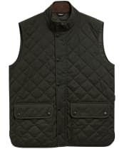 Men's Barbour Lux Lowerdale Gilet - Dark Sage