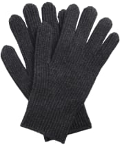 Men's Barbour Danforth Knitted Gloves - Charcoal