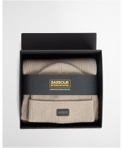 Men's Barbour International Sweeper Legacy Beanie Set - Concrete