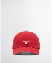 Men's Barbour Cascade Sports Cap - Bright Red