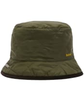 Men's Barbour Liddesdale Reversible Bucket Hat - Olive / Shadow Classic