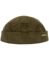 Men's Barbour Preston Cord Docker Hat - Olive