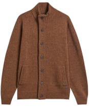 Men's Barbour Patch Zip Through Sweater - Bracken