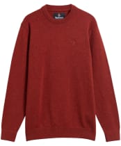 Men's Barbour Tisbury Crew Neck Sweater - Russet