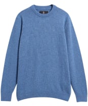 Men's Barbour Tisbury Crew Neck Sweater - Tarn Blue