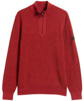 Men's Barbour International Crawley Funnel Neck Jumper - FIRE WHIRL