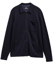 Men's Barbour Bellam Knitted Cardigan - Navy