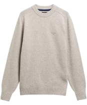 Men's Barbour Newtown Crew Neck Sweater - Light Grey