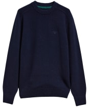 Men's Barbour Newtown Crew Neck Sweater - Navy