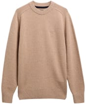 Men's Barbour Newtown Crew Neck Sweater - Washed Stone