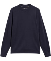 Men's Barbour Pure Cashmere Sweater - Navy