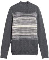 Men's Barbour International Monitor Crew Neck Jumper - Asphalt