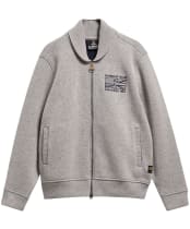Men's Barbour International Steve McQueen Mack Cardigan - Grey Marl