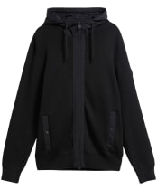 Men's Barbour International Inline Knit Hoodie - Black