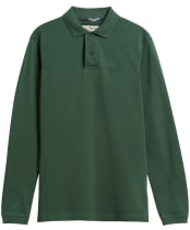 Men’s Barbour L/S Sports Polo Shirt - Sycamore