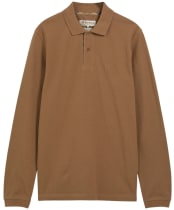 Men’s Barbour L/S Sports Polo Shirt - Sandstone