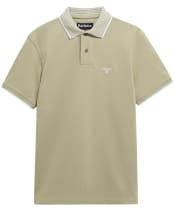Men's Barbour Denwick Polo Shirt - Mineral Green