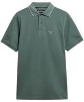 Men's Barbour Denwick Polo Shirt - Vintage Teal
