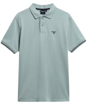 Men's Barbour Austwick Polo Shirt - Dusty Slate