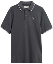 Men's Barbour Fielding Tailored Polo Shirt - Charcoal