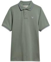 Men's Barbour Fielding Tailored Polo Shirt - Agave Green