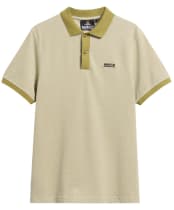 Men's Barbour International Morley Oxford Polo Shirt - Fir Green