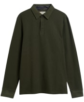 Men's Barbour Kentown Tailored Long Sleeve Polo Shirt - Sage