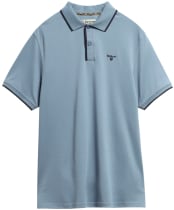 Men's Barbour Callock Tailored Polo Shirt - Tarn Blue