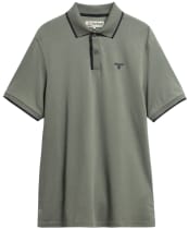 Men's Barbour Callock Tailored Polo Shirt - Agave Green
