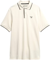 Men's Barbour Callock Tailored Polo Shirt - Whisper White