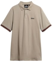 Men's Barbour International Horseferry Polo Shirt - Concrete