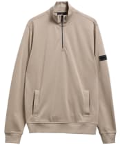 Men's Barbour International Ilford Interlock Funnel Neck Sweatshirt - Concrete