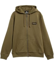 Men's Barbour International Pull Graphic Hoodie - Mid Olive