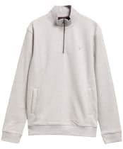 Men's Barbour Desmond Half Zip Sweat - Grey Marl