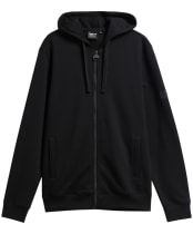 Men's Barbour International Map Zip Through Hoodie - Black
