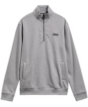 Men's Barbour International Essential Half Zip Sweatshirt - Anthracite Marl