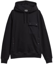 Men's Barbour International Inline Hooded Sweatshirt - Black