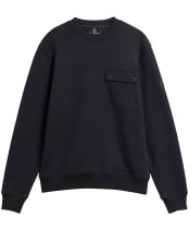 Men's Barbour International Inline Crew Sweatshirt - Black