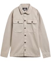 Men's Barbour International Arlo Overshirt - Concrete