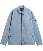 Men's Barbour International Inline Overshirt - Powder Blue