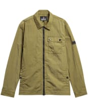 Men's Barbour International Inline Overshirt - Fir Green