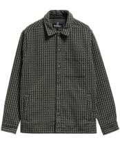 Men's Barbour Emlyn Textured Overshirt - Sage
