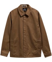 Men's Barbour Yorklane Twill Overshirt - Dark Sand
