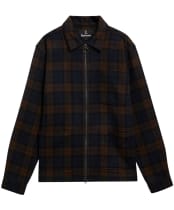 Men's Barbour Acklington Checked Overshirt - Navy