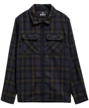 Men's Barbour International Oxborough Overshirt - Black