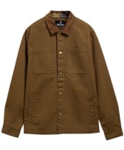Men's Barbour Cord Collar Twill Overshirt - Beech
