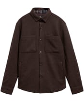 Men's Barbour Marltown Tailored Wool Blend Overshirt - Dark Oak