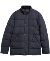 Men's Barbour Powell Puffer Jacket - Dark Navy